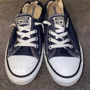 Navy blue converse